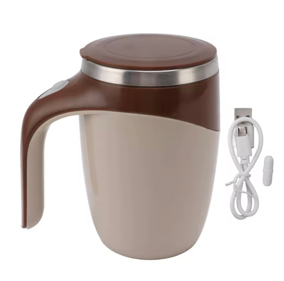 كوب حراري بخاصية الخلط الذاتي USB – Mug Isotherme Mélangeur USB – USB Self-Stirring Thermal Mug